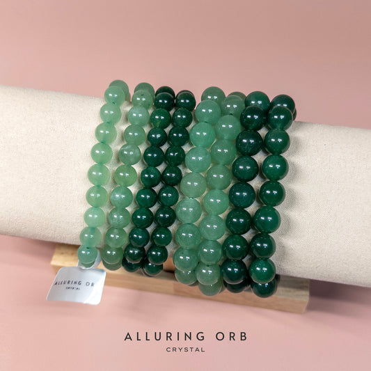 Green Aventurine Crystal Beads Bracelet 东陵玉