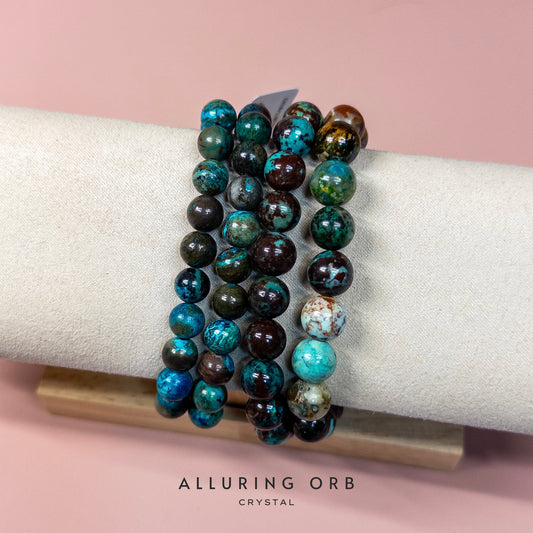 Chrysocolla Crystal Bracelet 凤凰松